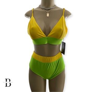 Prettylittlething 2 piece swimsuit NWT